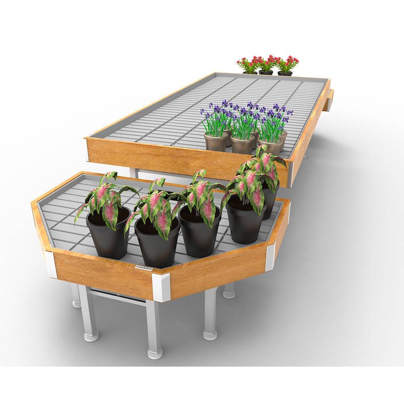 Promotion Set wood line AMOR, Exhibition Set: width 1260 mm, Color: Natural Wood, Box: 1 Set