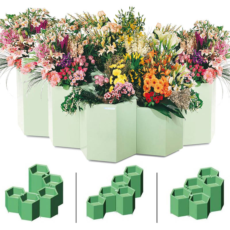 Espositore refrigerato Fior d'acqua, Set Espositivo: Set 5 vasche - LEONARDO, Optional: Personalizzato