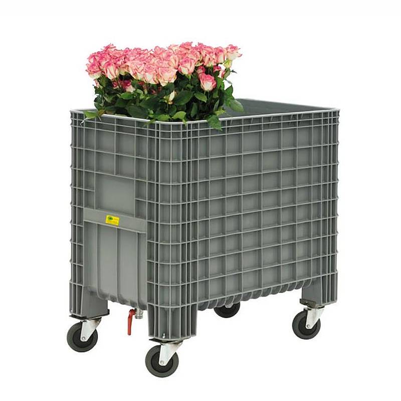 Carrito para flores cortadas, Litros: 400 Lt, Paquete: 4 piezas