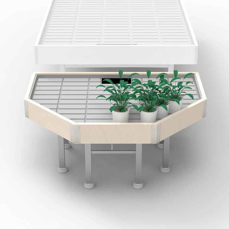 End Cap, Wood line AMOR, width: 1075 mm, Color: White wood