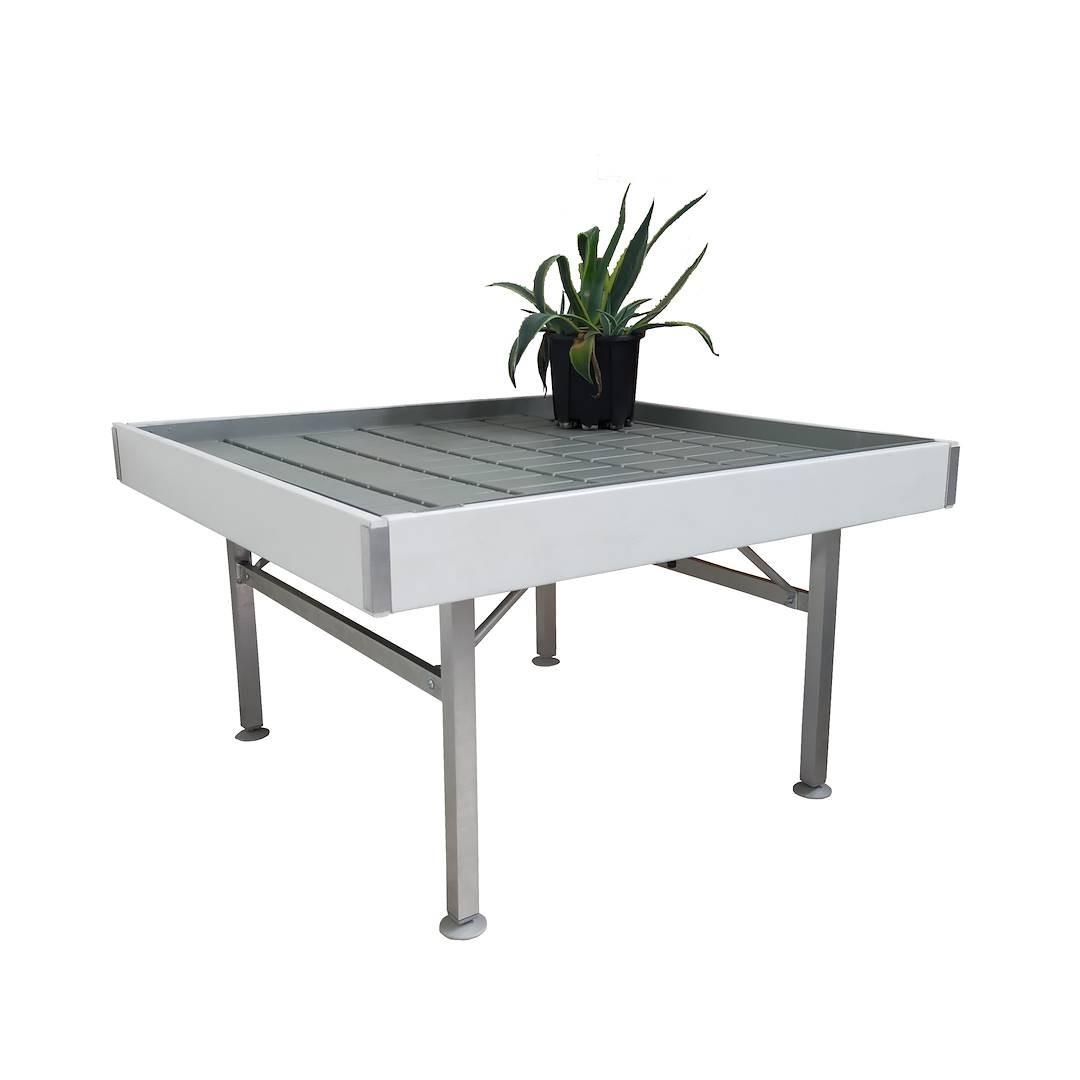 Bench, wood line AMOR, Size: 1260 mm x 1260 mm, Height: h 750 mm, Color: White wood, Box: 5 units