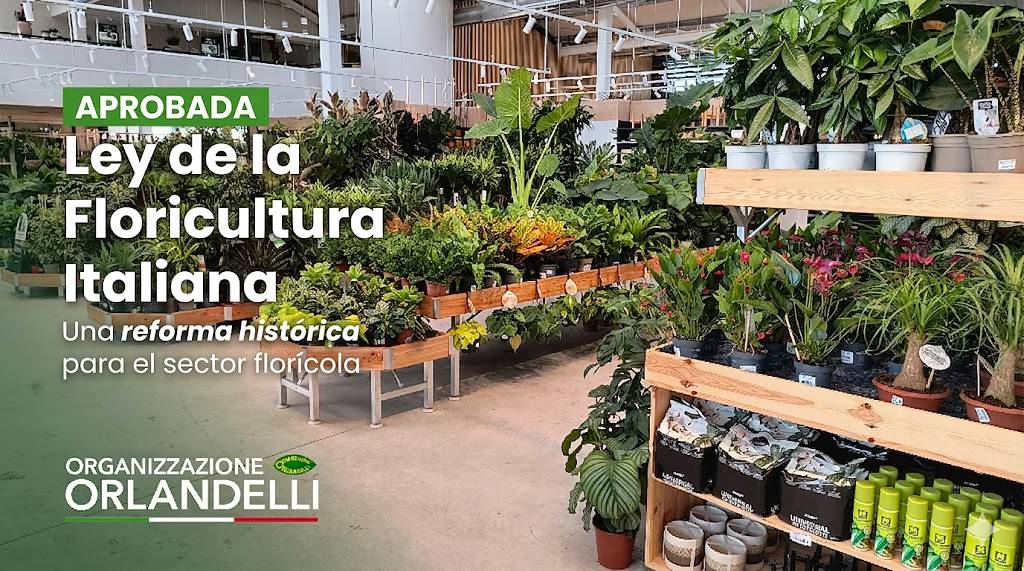 La nueva ley sobre la floricultura y los centros de jardinería italianos.