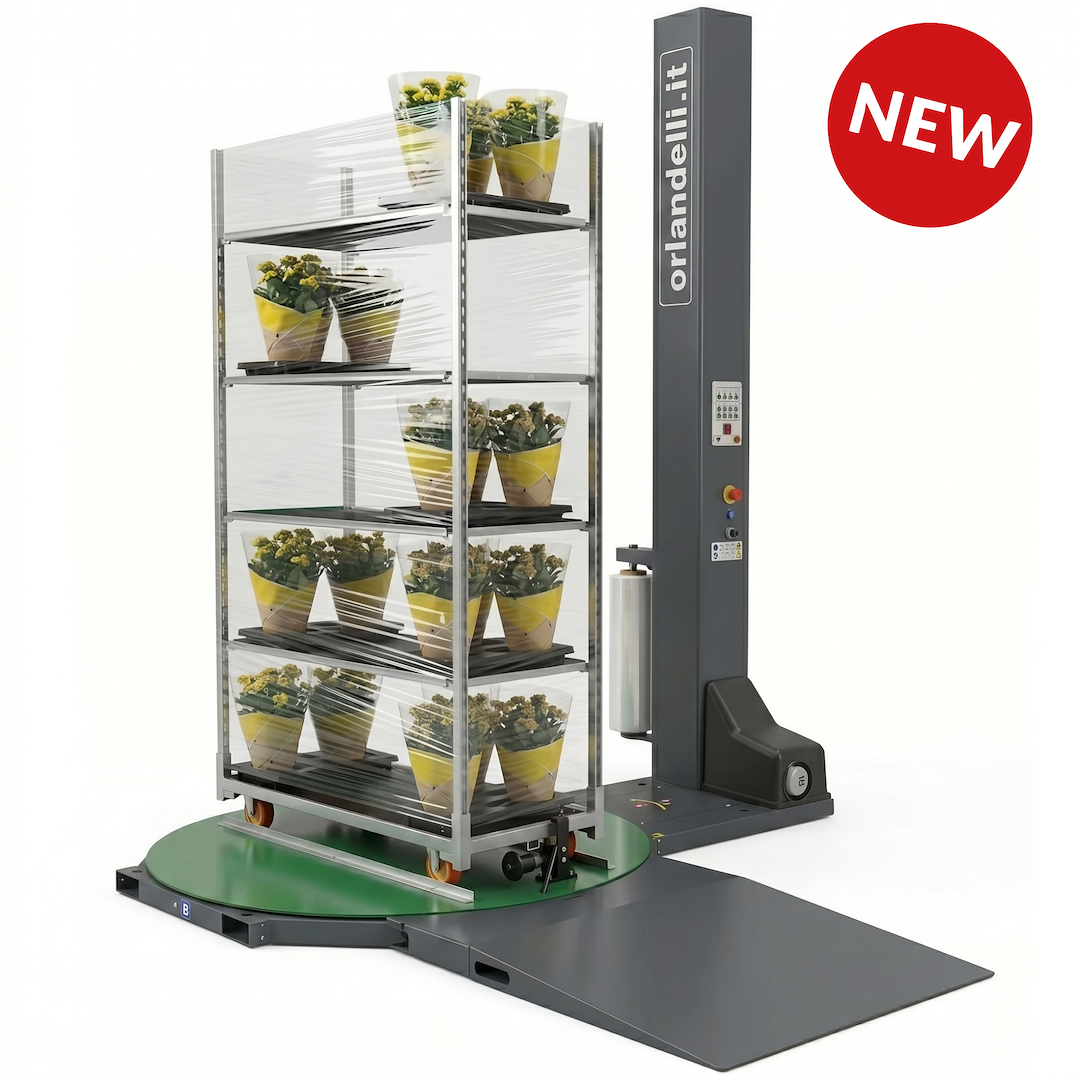 Macchina Avvolgitrice Automatica per Carrelli e Pallet