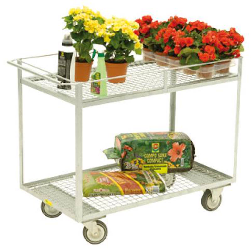 Carrito de servicio para plantas y flores, Paquete: 2 piezas