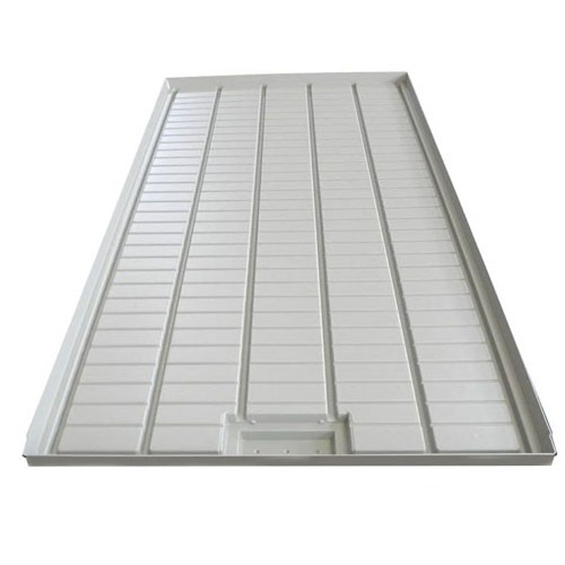Ebb & flow benches water tray, Size: 1000 x 2040 mm, Optional: Standard, Box: 1 unit
