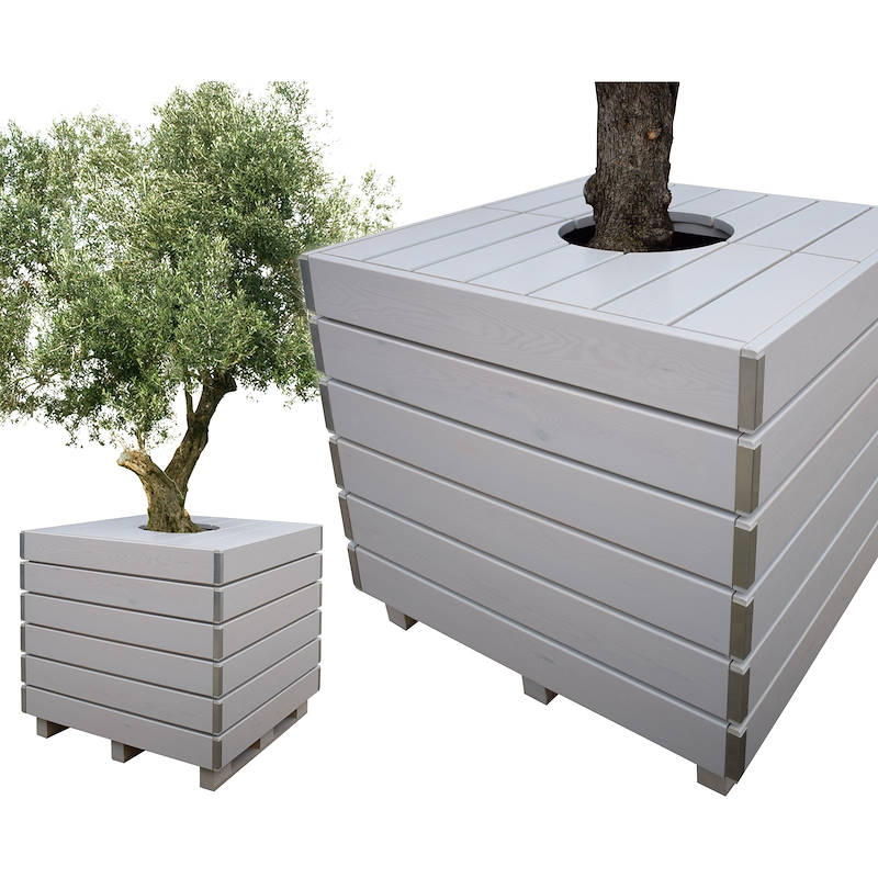 Fioriera arredo in legno per piante e fiori