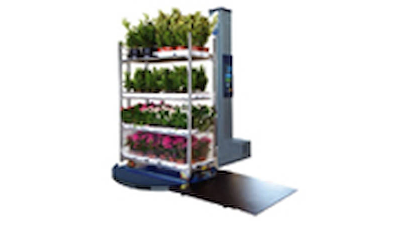 Macchina avvolgitrice automatica per carrelli