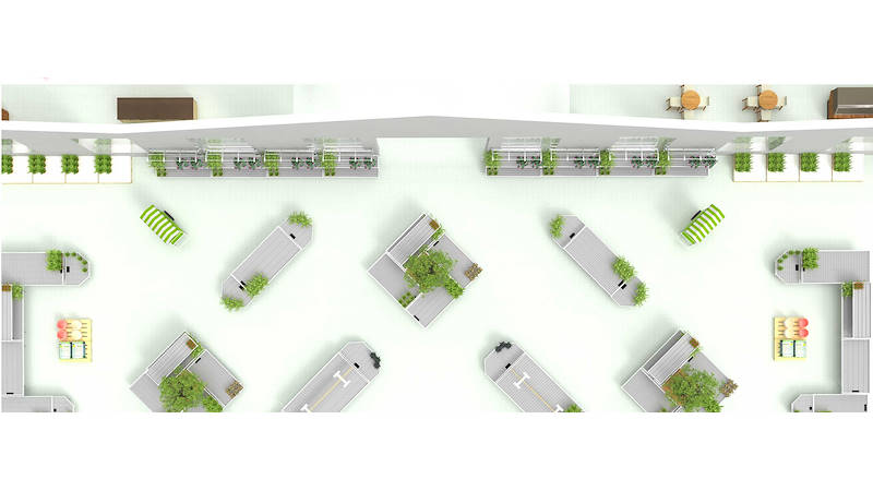 PROYECTAR EL LAYOUT DE UN CENTRO DE JARDINERíA EN UN STORE D.I.YE