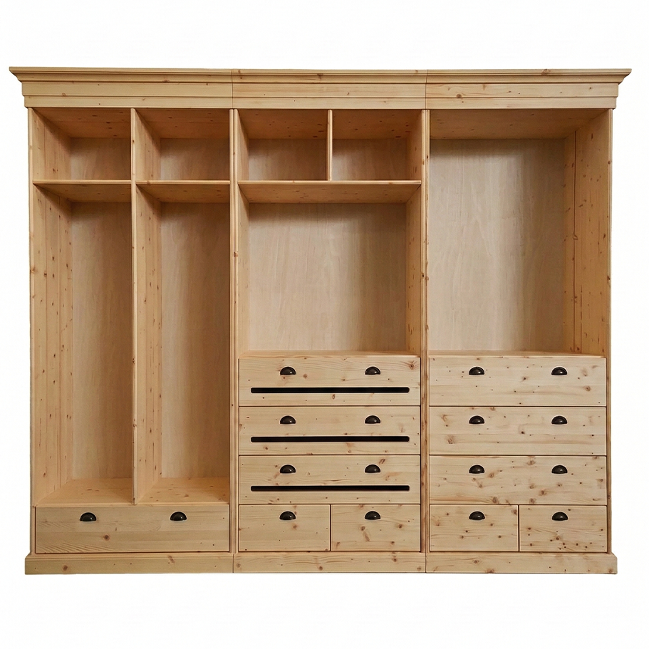 Área de confeccionamiento Línea Mara Verbena, Forma: Estanterías equipadas para embalaje