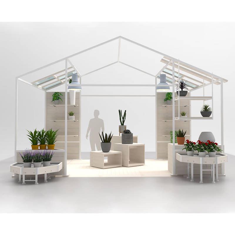 Das "Gewächshaus" Format - Garden Center Identity