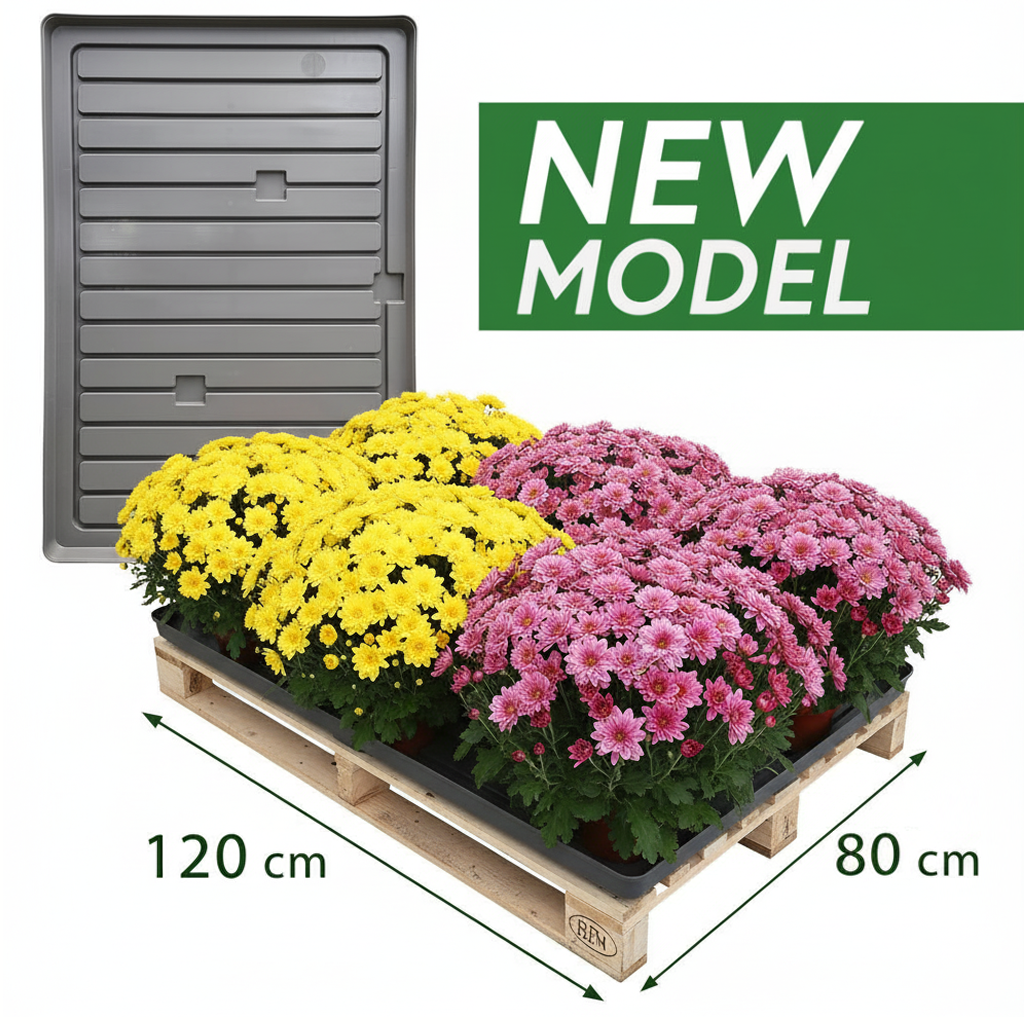 Euro pallets water tray, Color: grey, Box: 21 pieces