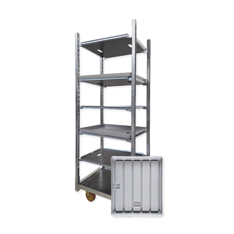 Vaschetta in pst per mini-carrello