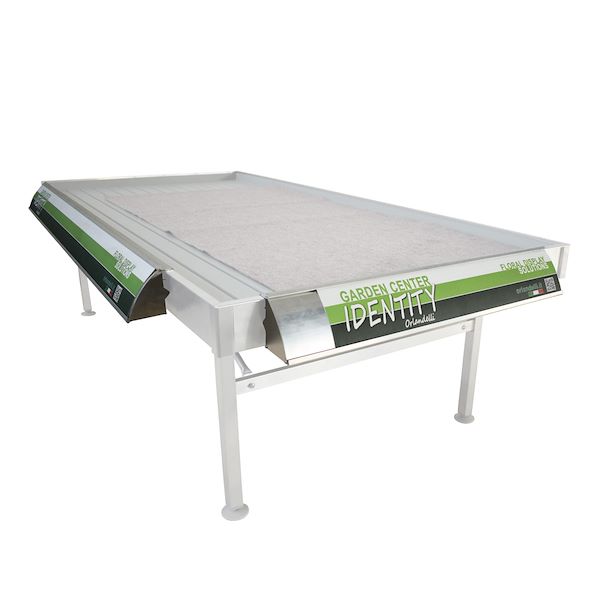 Panneau publicitaire en aluminium pour table