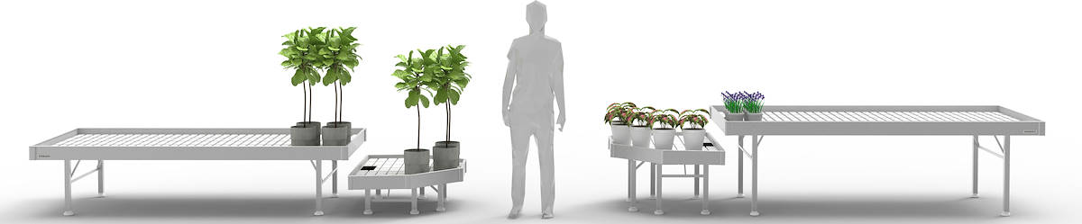 End Cap for aluminium bench