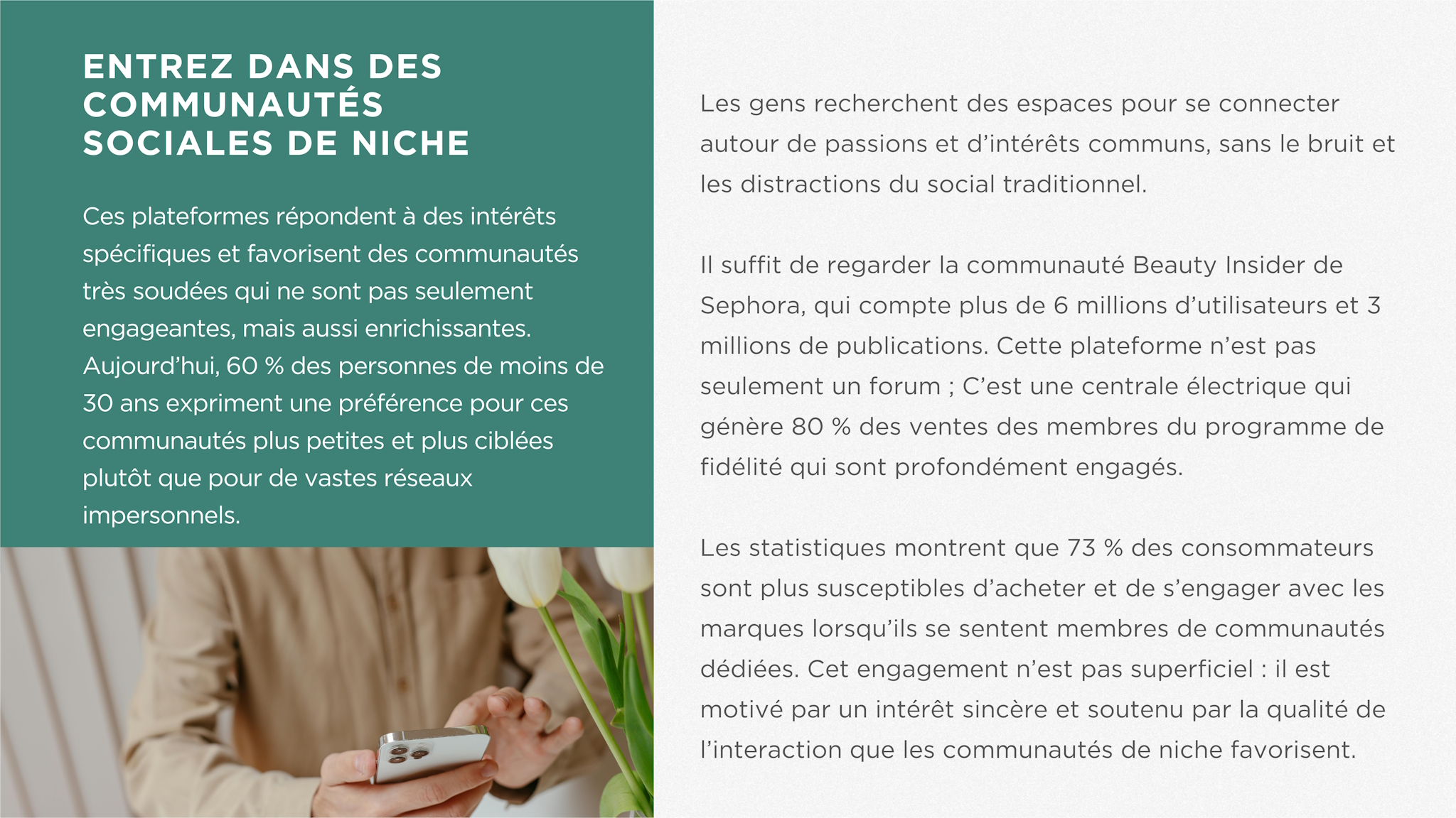 ENTREZ DANS DES COMMUNAUTÉS SOCIALES DE NICHE - Page 9