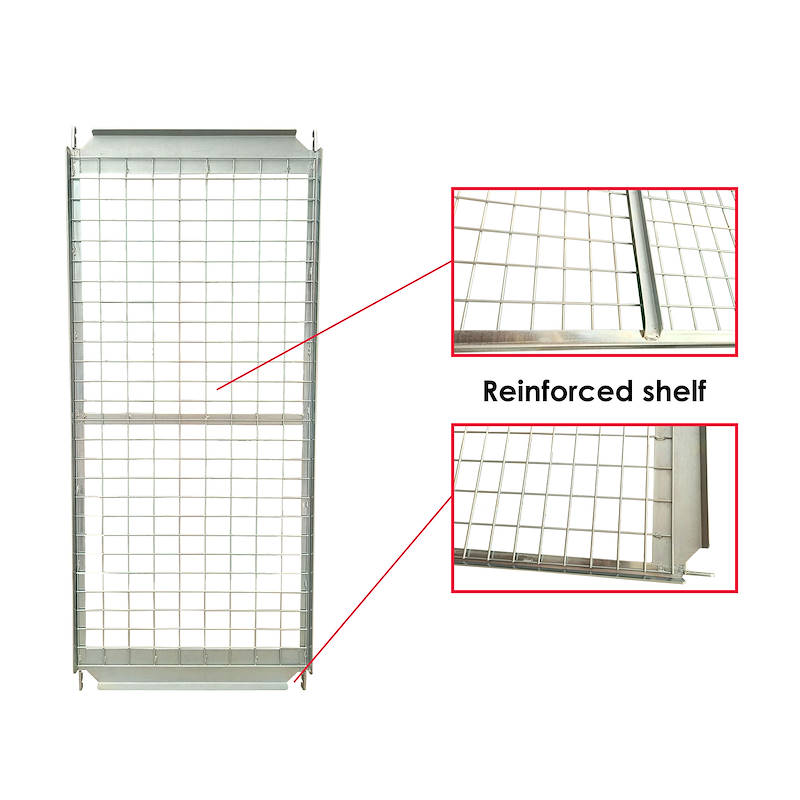 Wire-mesh shelf 