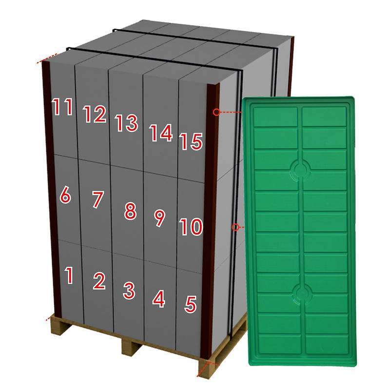 Vaschetta per carrello DC