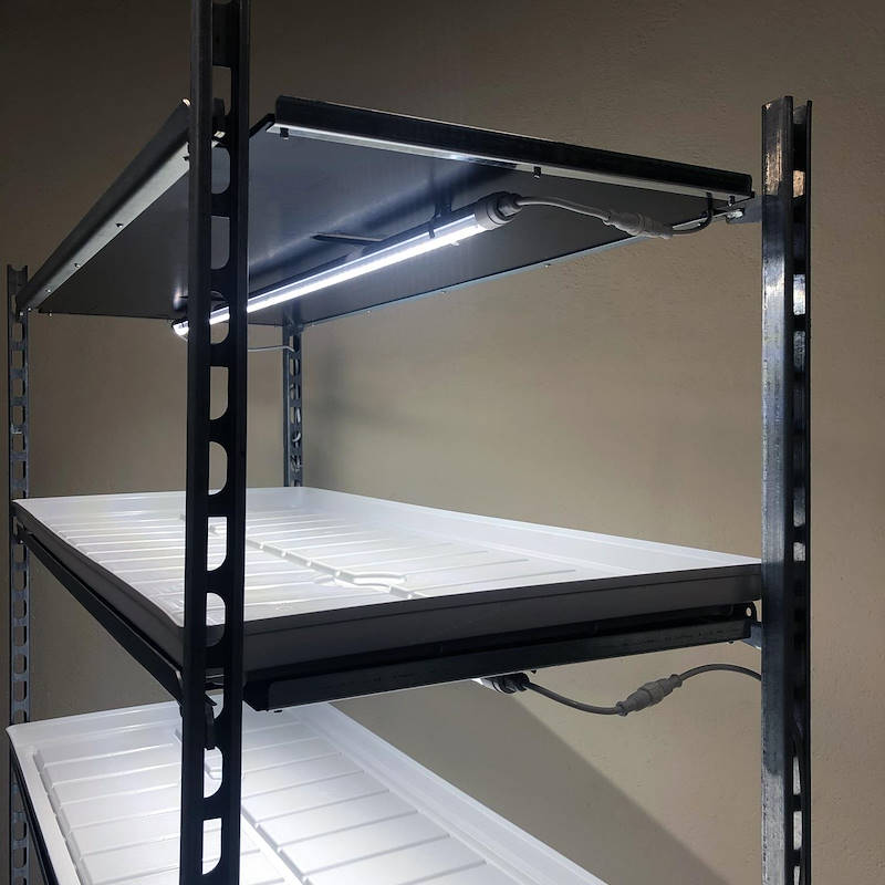 DC trolley with led lights kit for GERMINATION AND GRAFTING