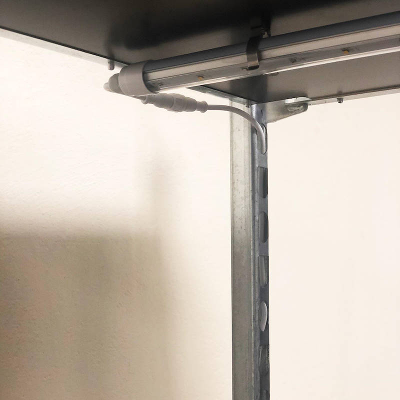 DC trolley with led lights kit for GERMINATION AND GRAFTING