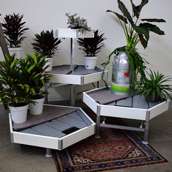 Table hexagonale Ligne en Bois AMOR