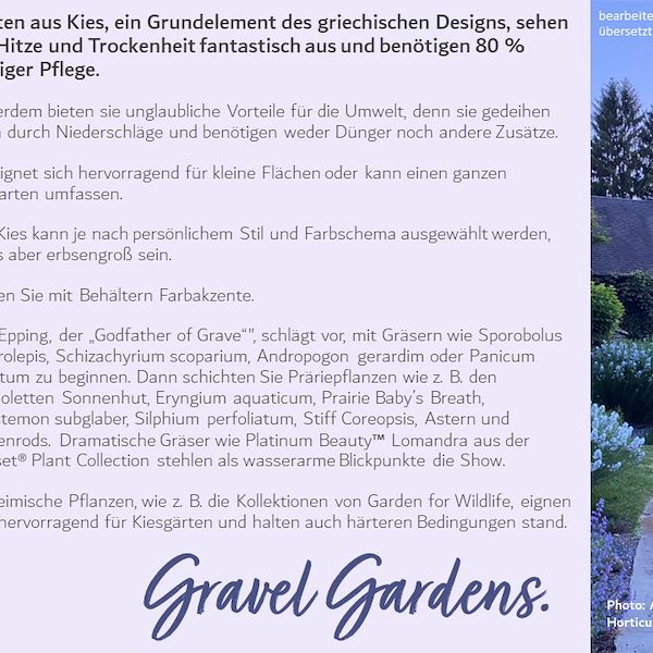 Garden Trends Report 2023 - Teil Drei