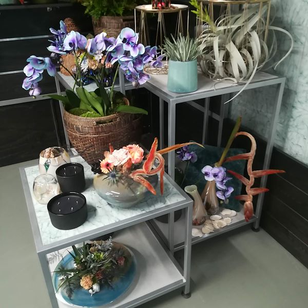 Set Tavoli in Ferro e Ceramica