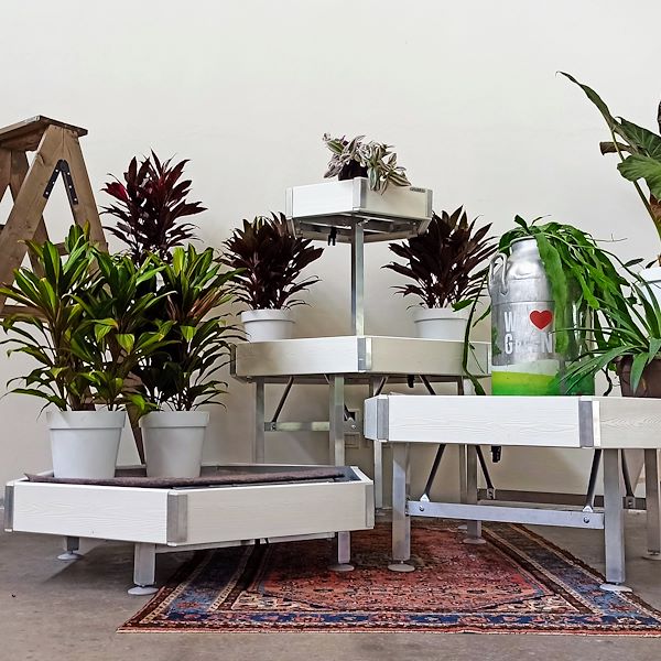 Table hexagonale Ligne en Bois AMOR