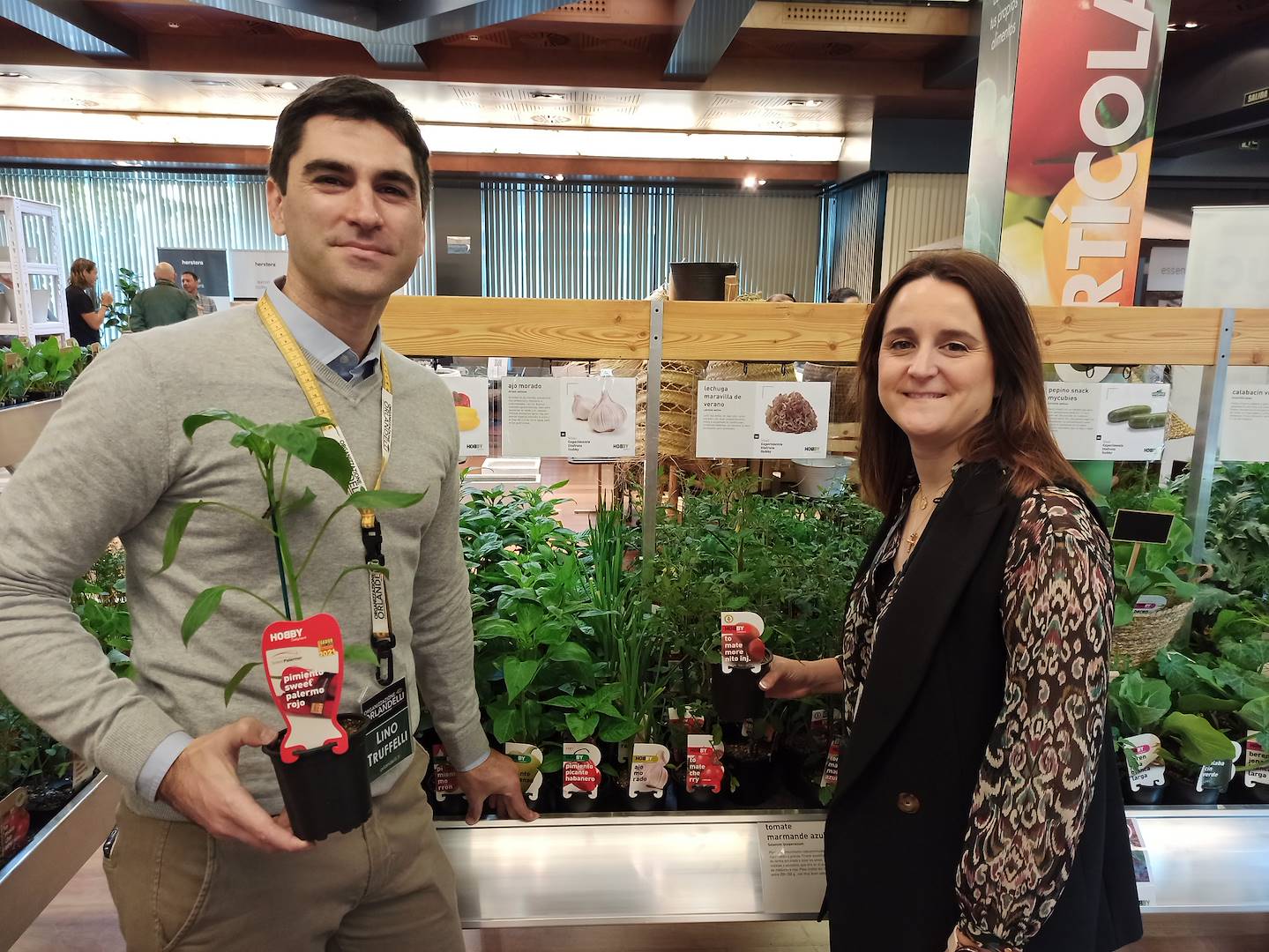 Lino Truffelli y Andrea Salgueró