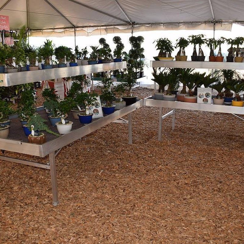 Banc surélevé en aluminium