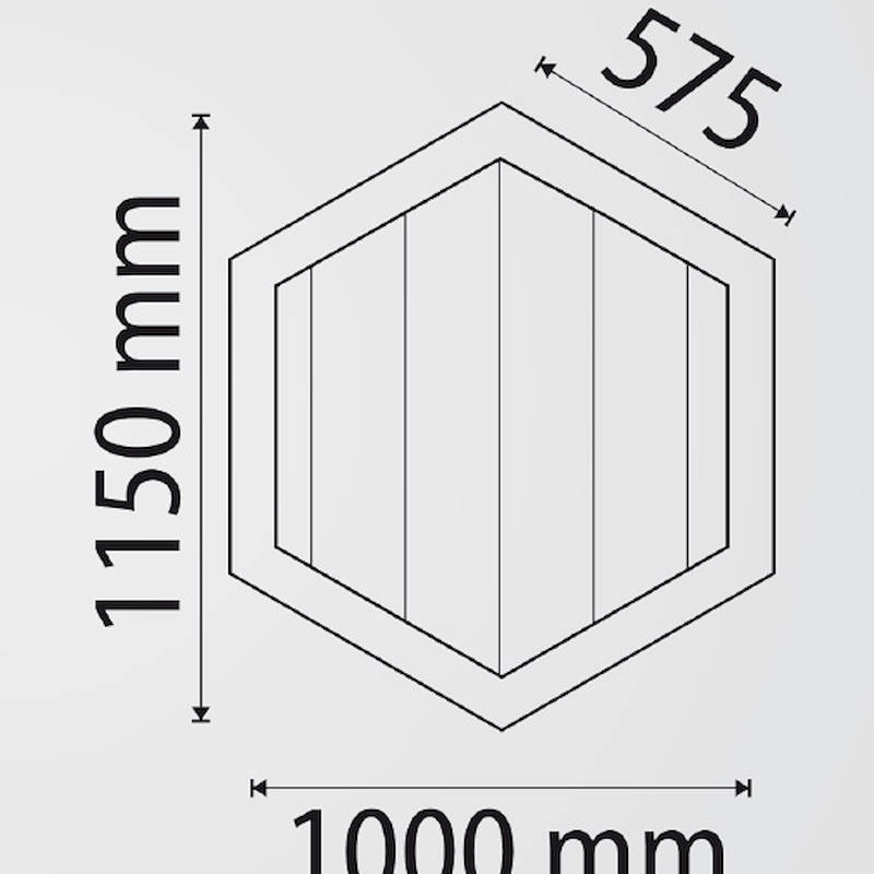 Bancal hexagonal