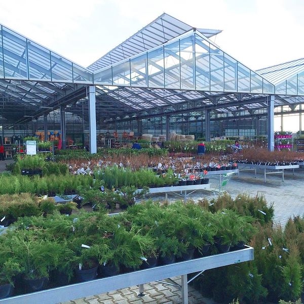 Welded aluminium bench