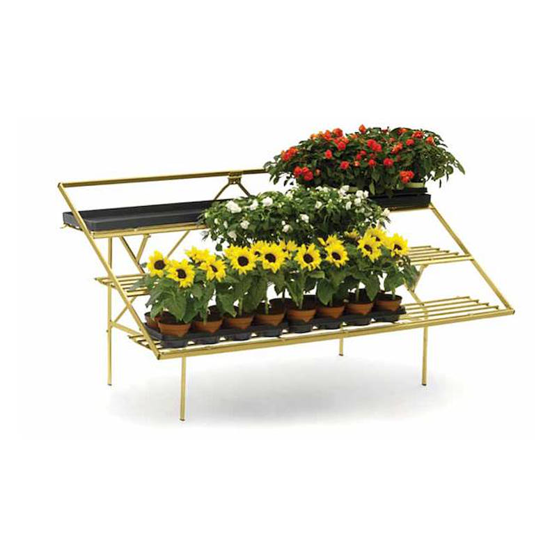 Bancarella pieghevole a ripiani