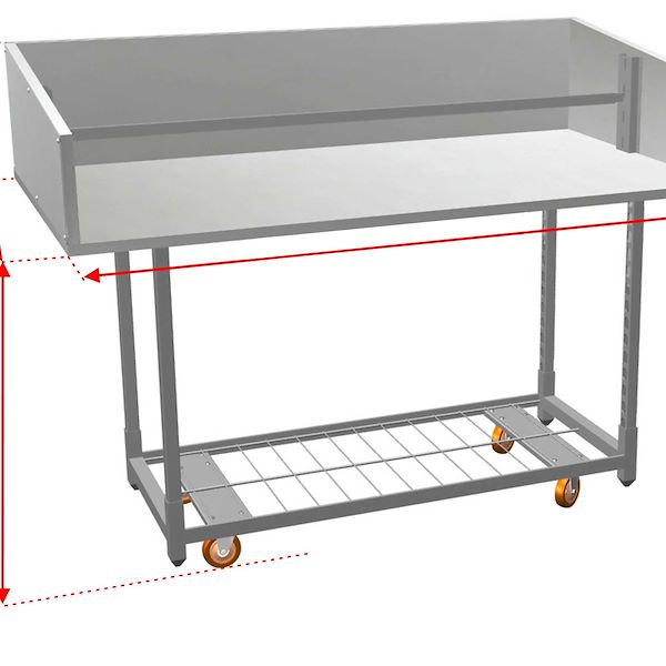 Mesa para el cambio de maceta