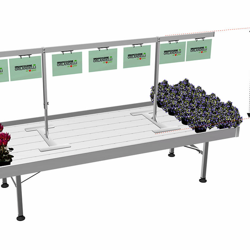 Kartenhalterstange aus Aluminium