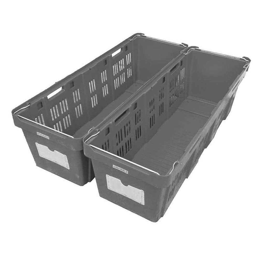 Universal container for cut flower transport, 50 pieces, grey