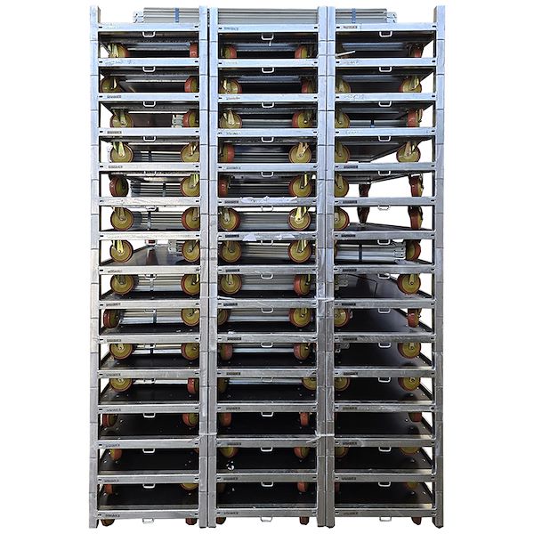 DC-Wagen- und Regal-Set - WÜRFEL