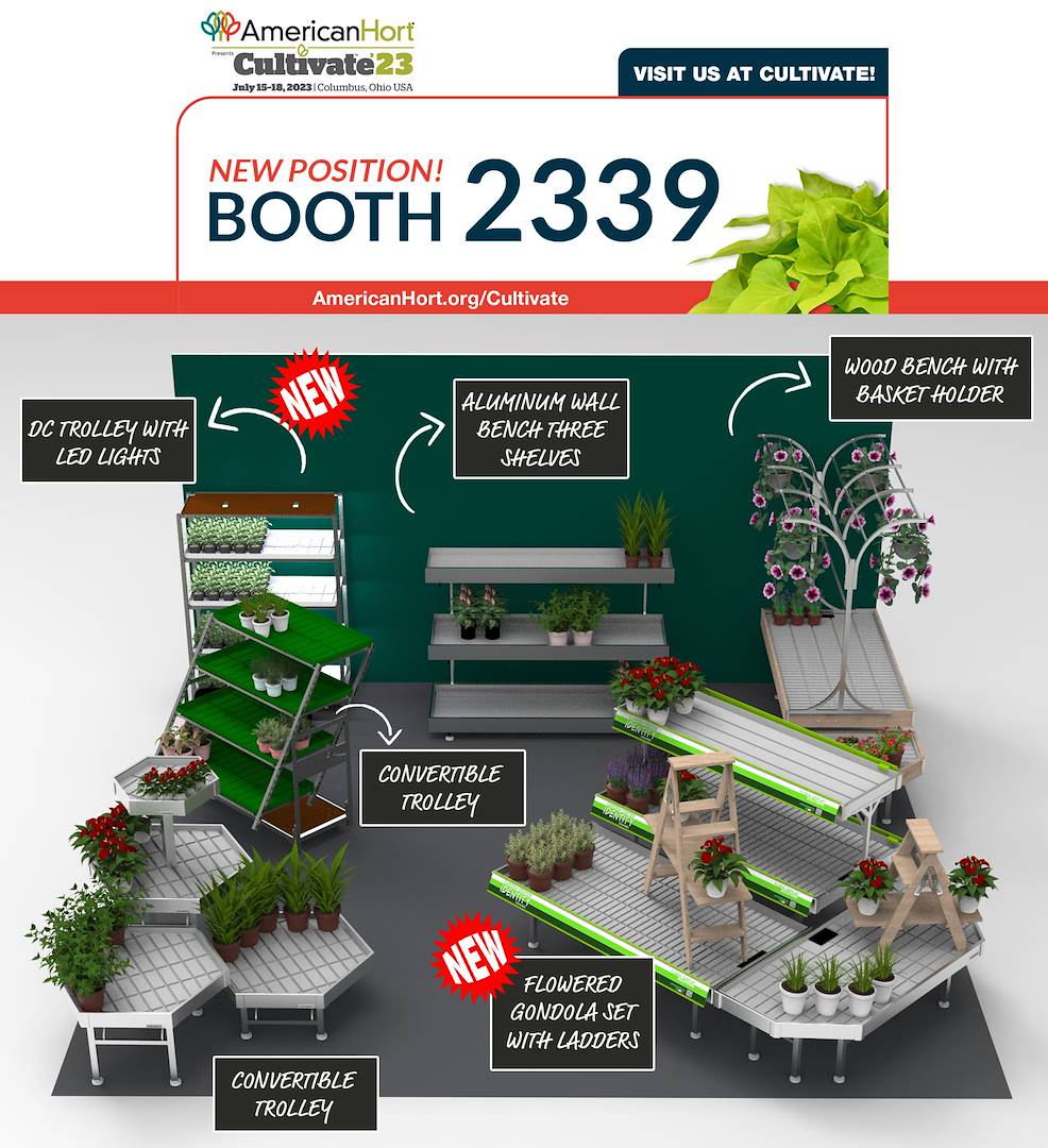 Cultivate '23 booth #2339 - Columbus, Ohio