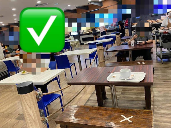 Distanziamento sociale nel punto vendita