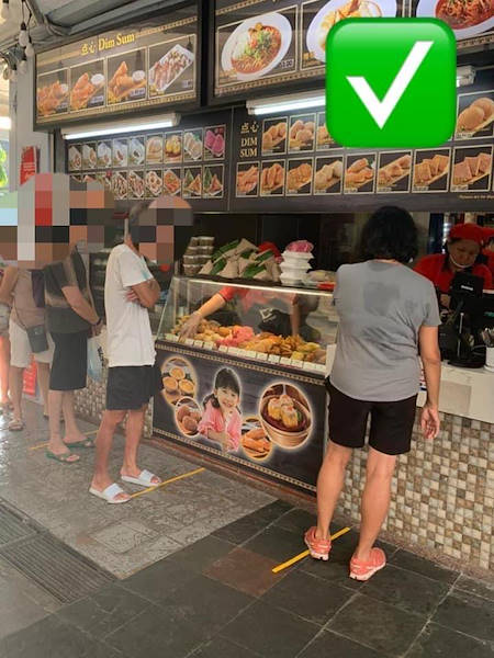 Distanziamento sociale nel punto vendita