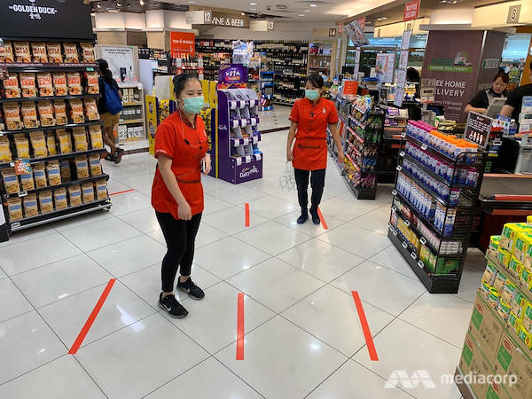 Distanziamento sociale nel punto vendita