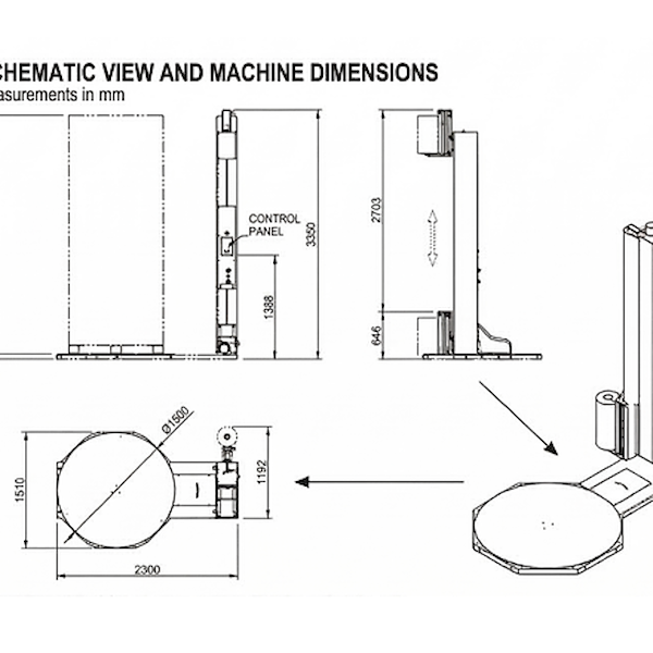 Automatic wrapping machine