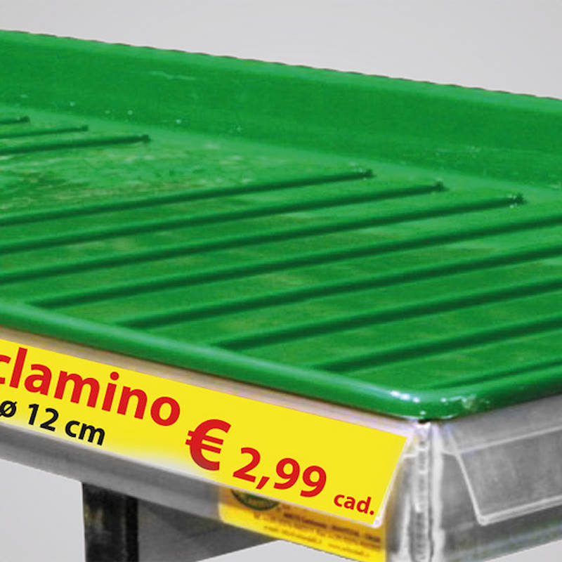 Espositore a muro singolo con 3 vaschette