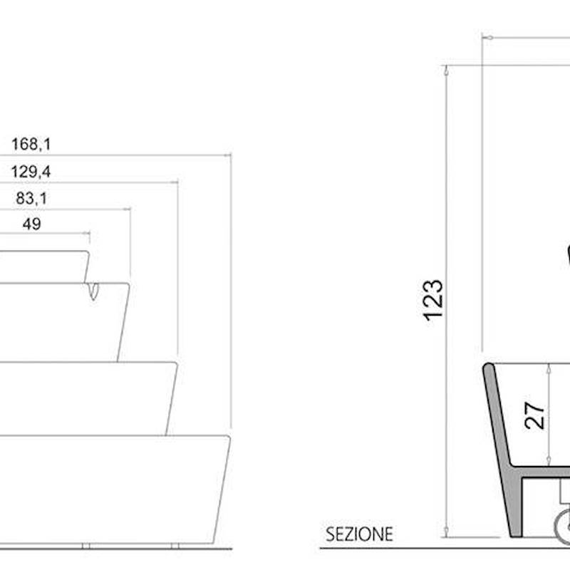 Refrigerated display system Fior d'acqua
