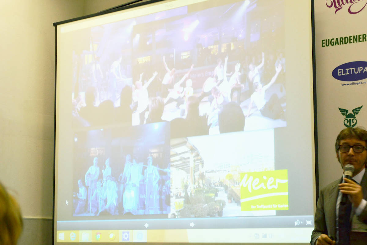 Flower Show Moscou 2014: intervention de Marco Orlandelli sur "Garden Center Shopping Experience"