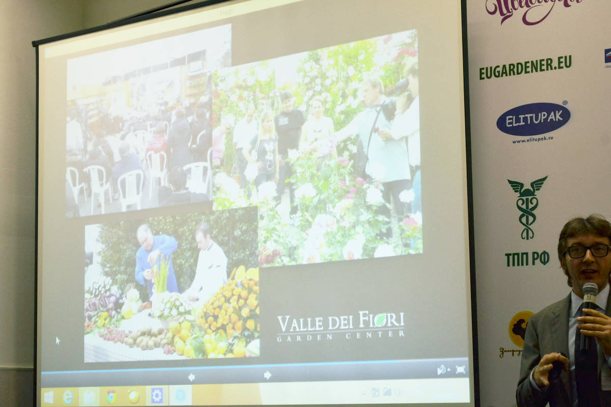 Flowers Show Moscú 2014: intervención de Marco Orlandelli sobre el "Garden Center Shopping Experience"