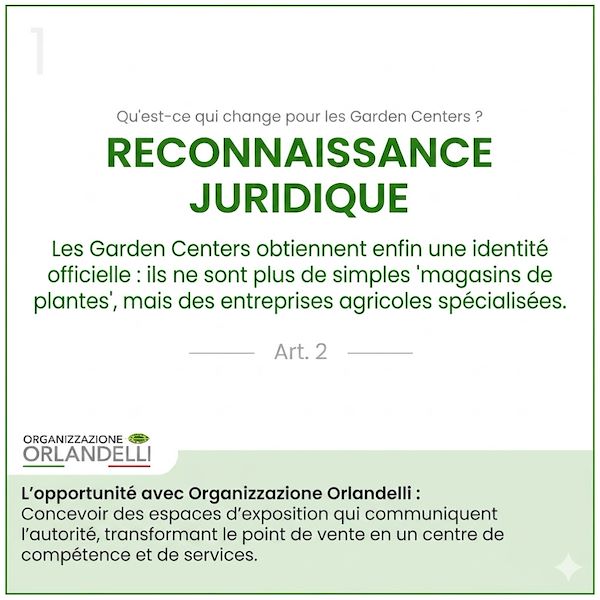 Les jardineries obtiennent enfin une identité juridique.