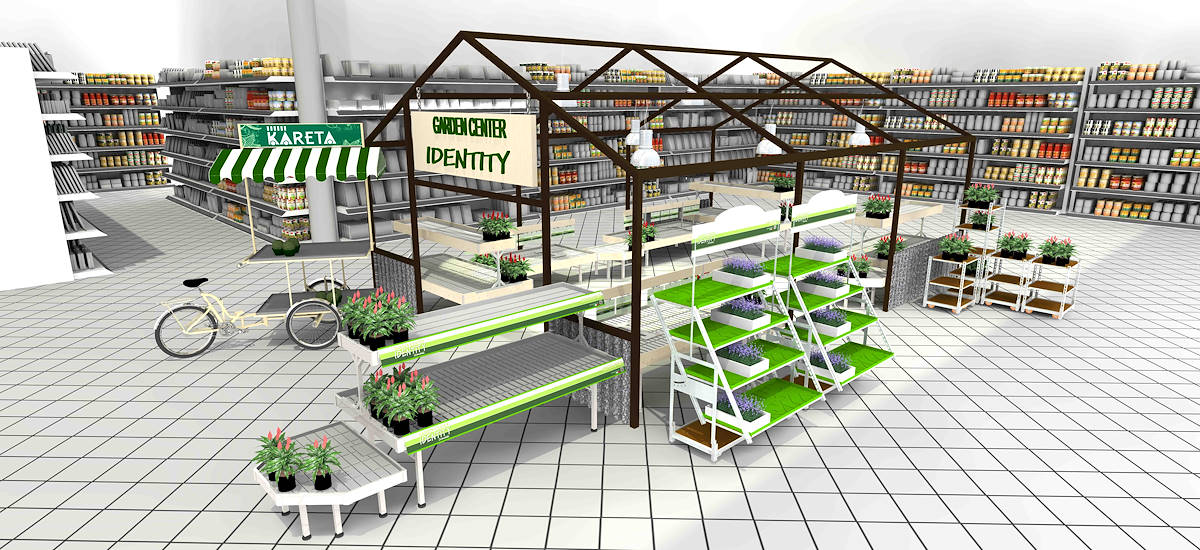 Garden Center Identity - Supermarket Concept