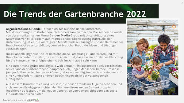 Garden Trends Report - Erster Teil