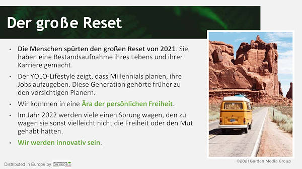 Garden Trends Report - Erster Teil