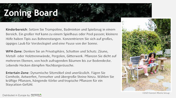 Garden Trends Report - Zweiter Teil